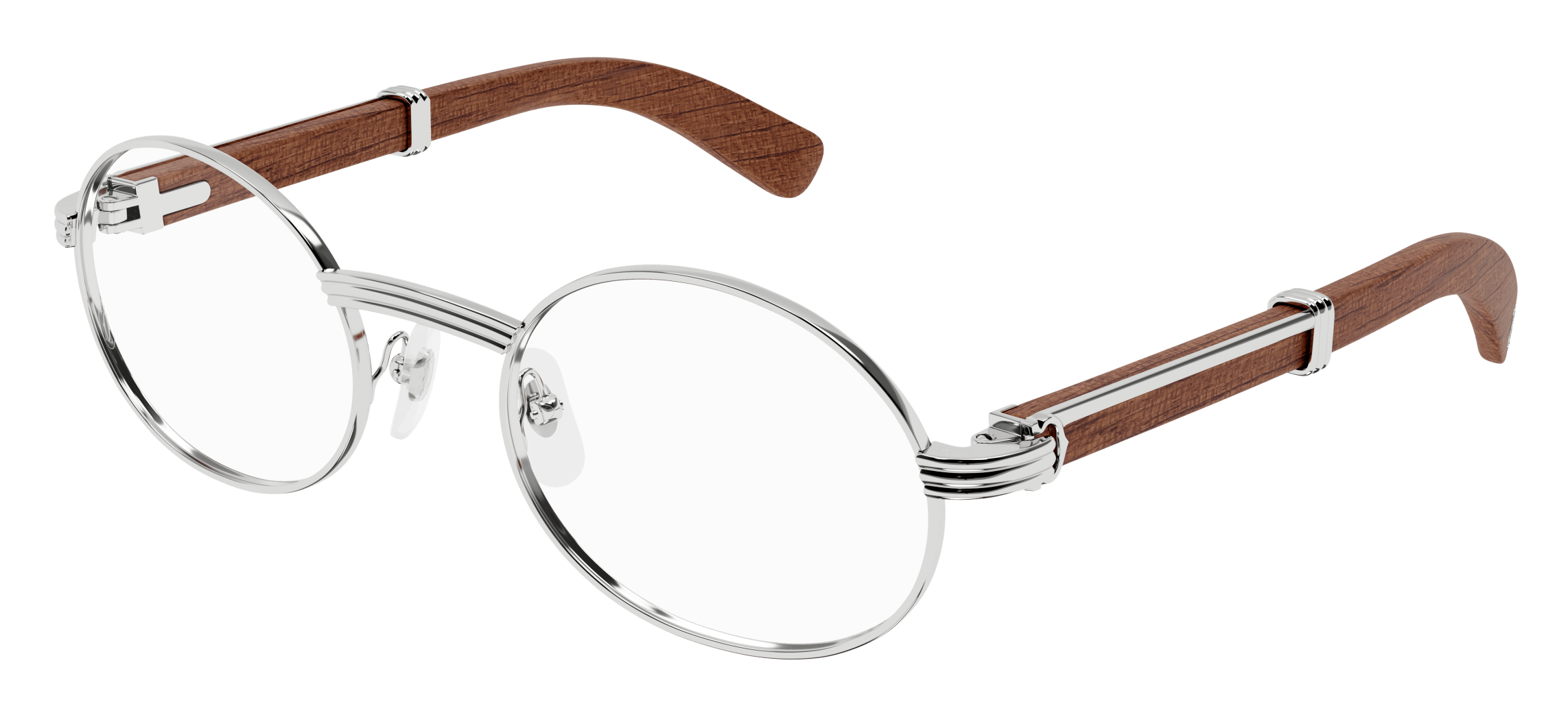 Color_CT0464O-003 - SILVER - BROWN WOOD / TRANSPARENT