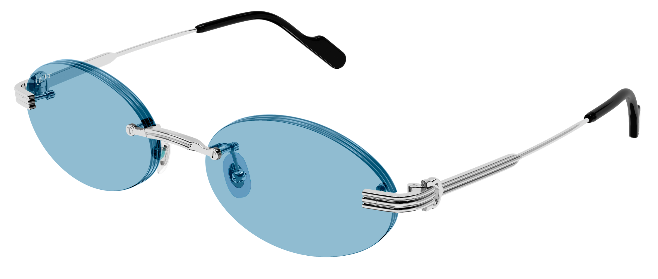 Color_CT0615S-005 - SILVER - LIGHT BLUE (AR) / SIZE: 53