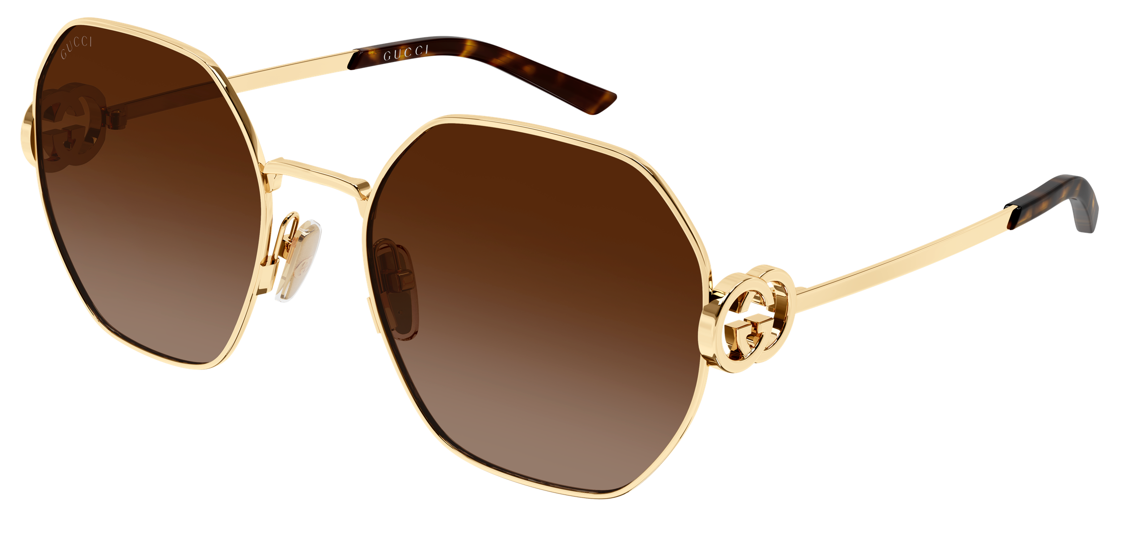 Color_GG2046S-003 - Gold - Gold - Brown Gradient