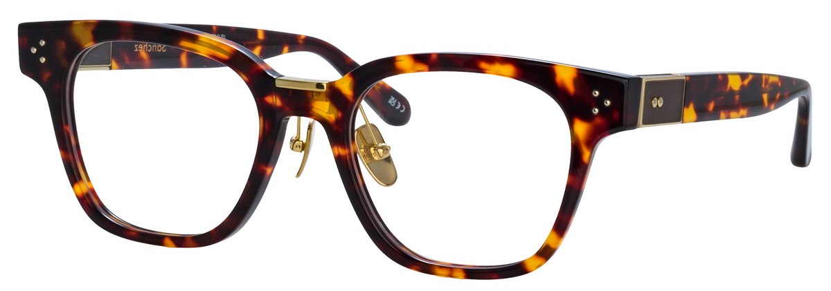 Color_LFL1481AC2OPT - Sanchez D-Frame Eyeglasses in Tortoise Shell and Clear