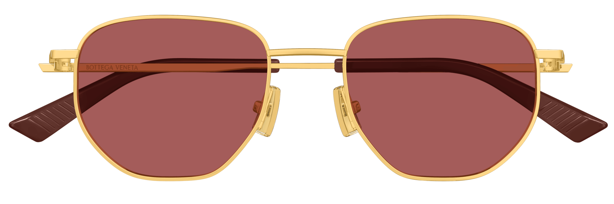 Color_BV1301S-006 - GOLD - BROWN / SIZE 52