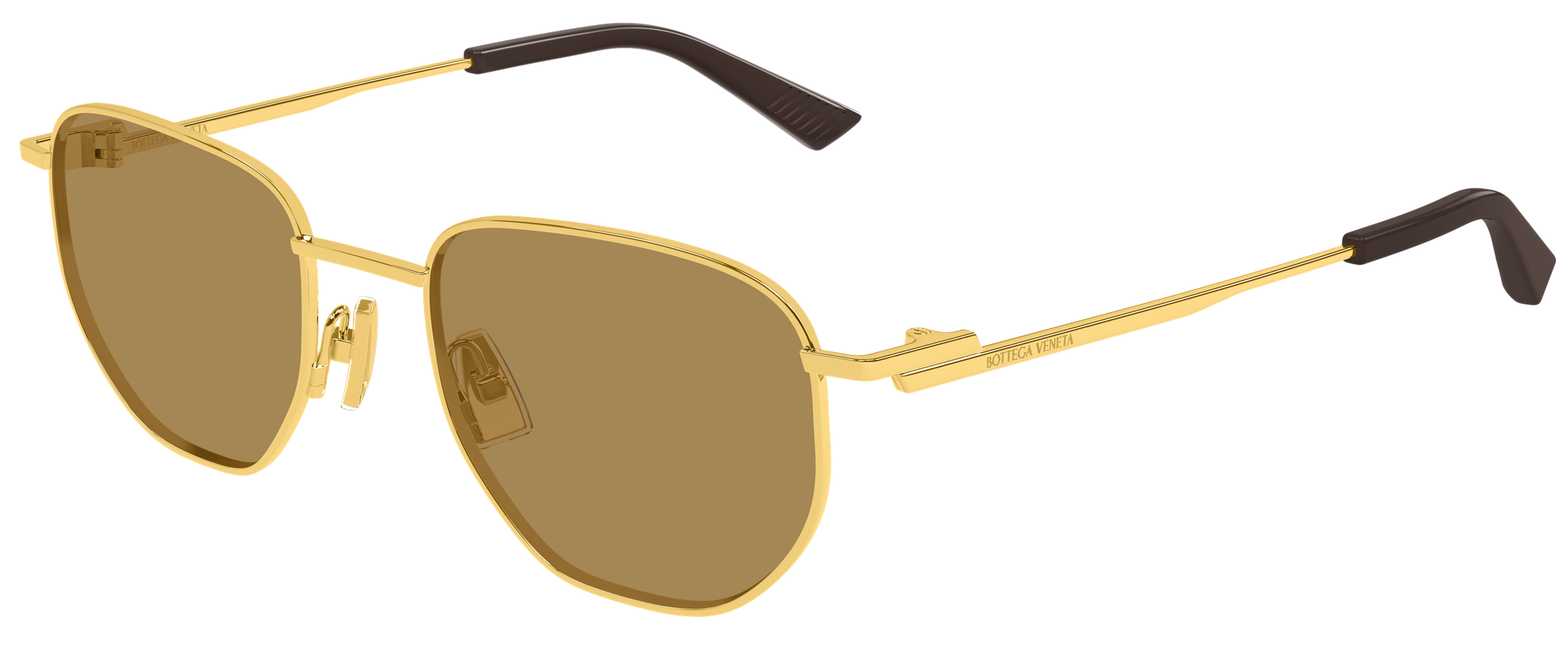 Color_BV1301S-007 - GOLD - BROWN / SIZE 52