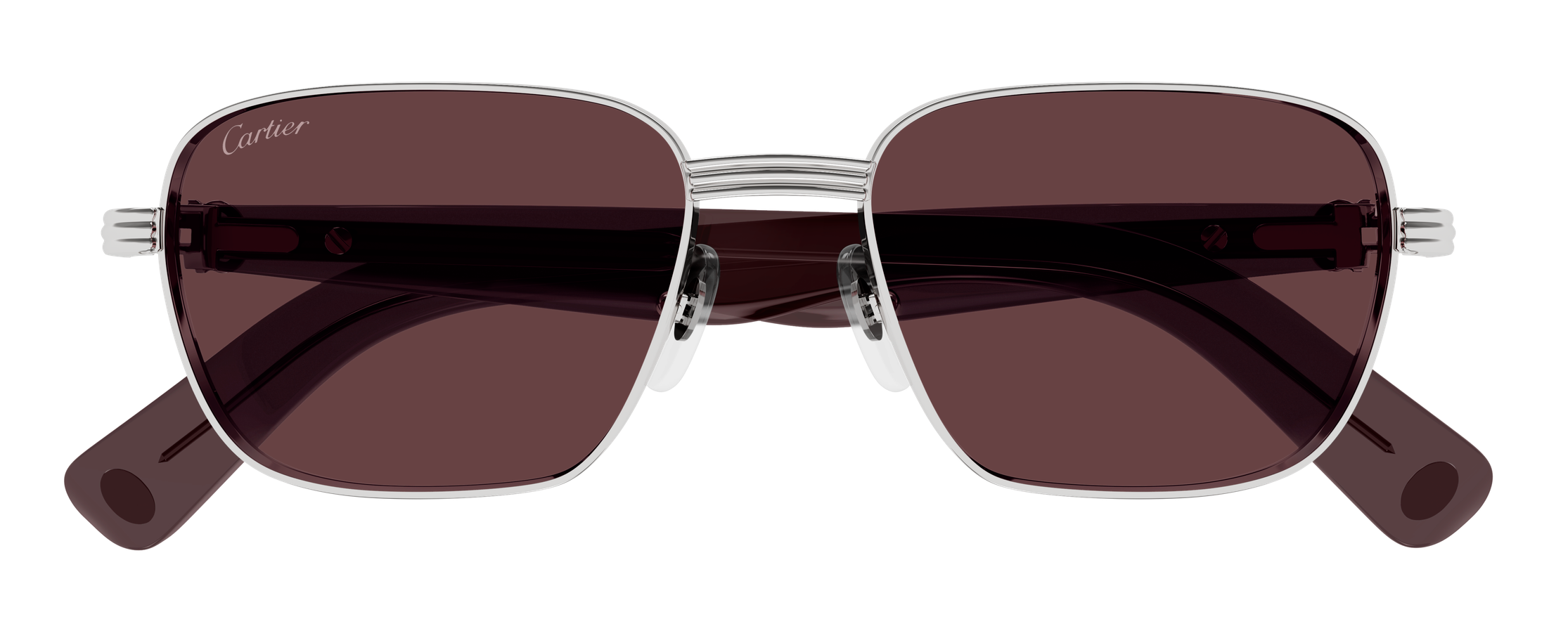 Color_CT0538S-004 - SILVER - VIOLET - BROWN / SIZE: 53