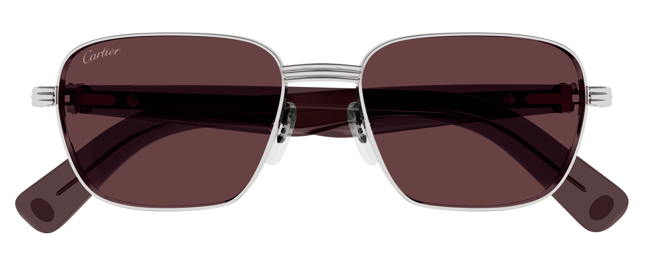 Color_CT0538S-009 - SILVER - VIOLET - BROWN / SIZE: 55