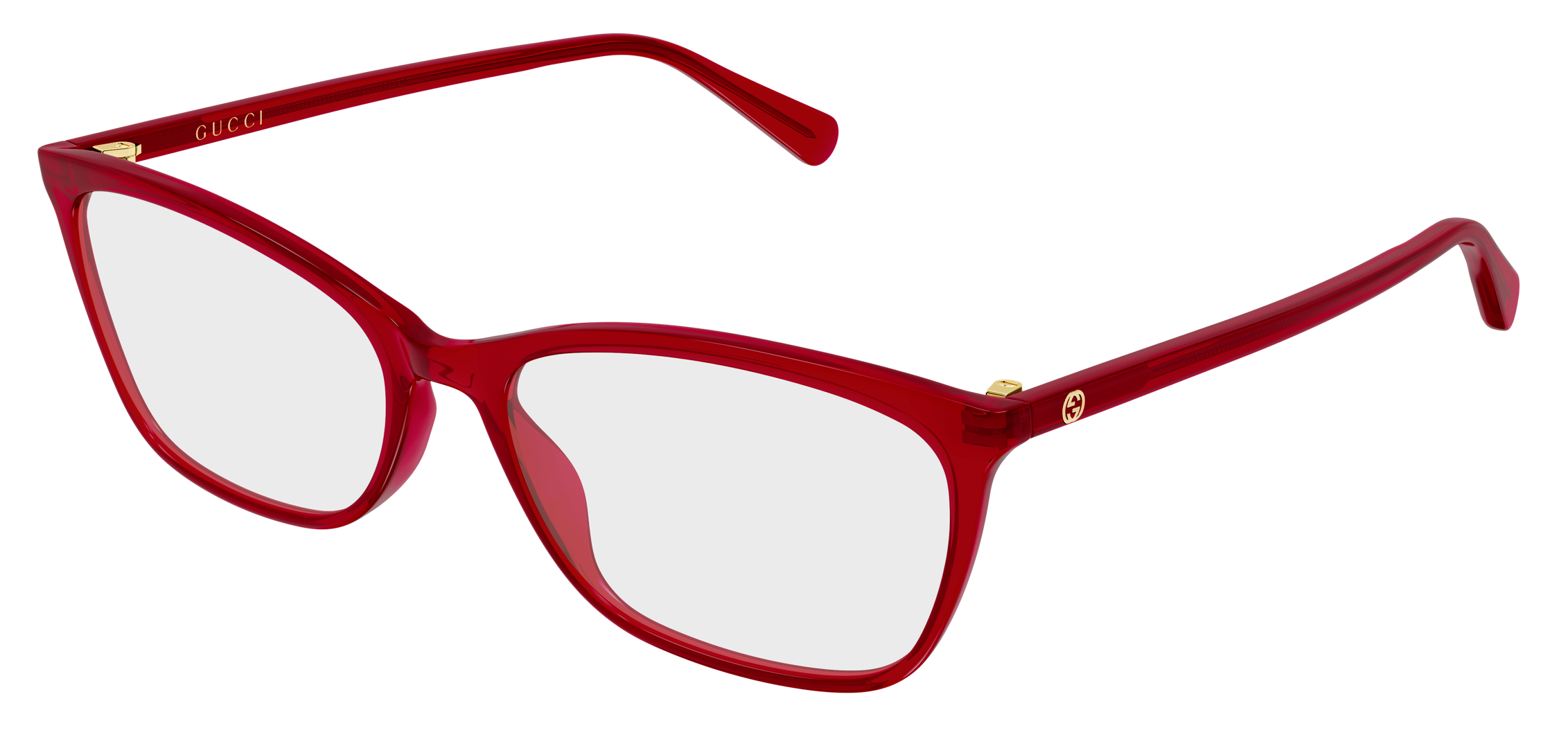 Color_GG1930O-005 - RED - TRANSPARENT / SIZE: 55