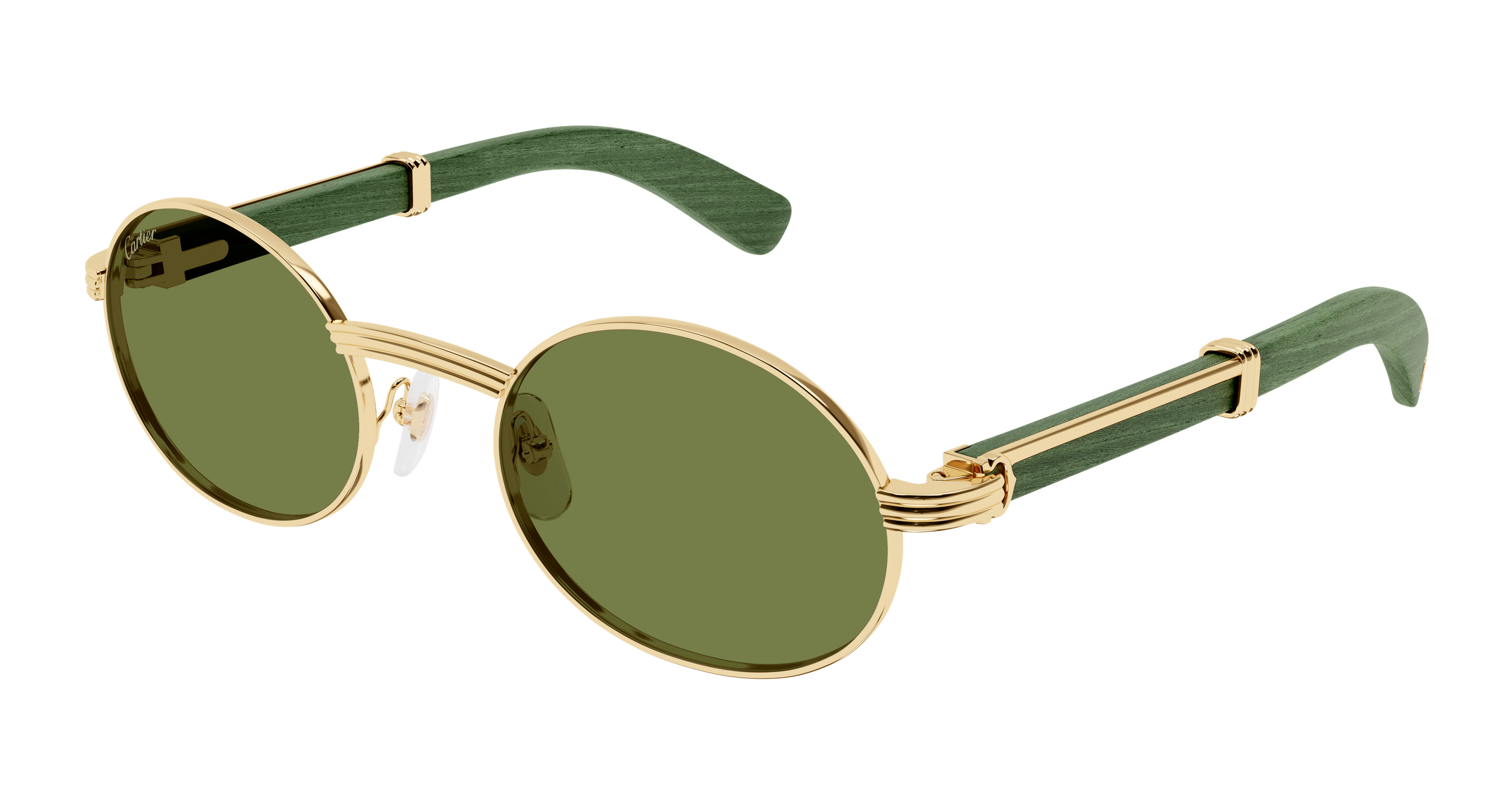 Color_CT0464S-022 - GOLD - GREEN / SIZE 55