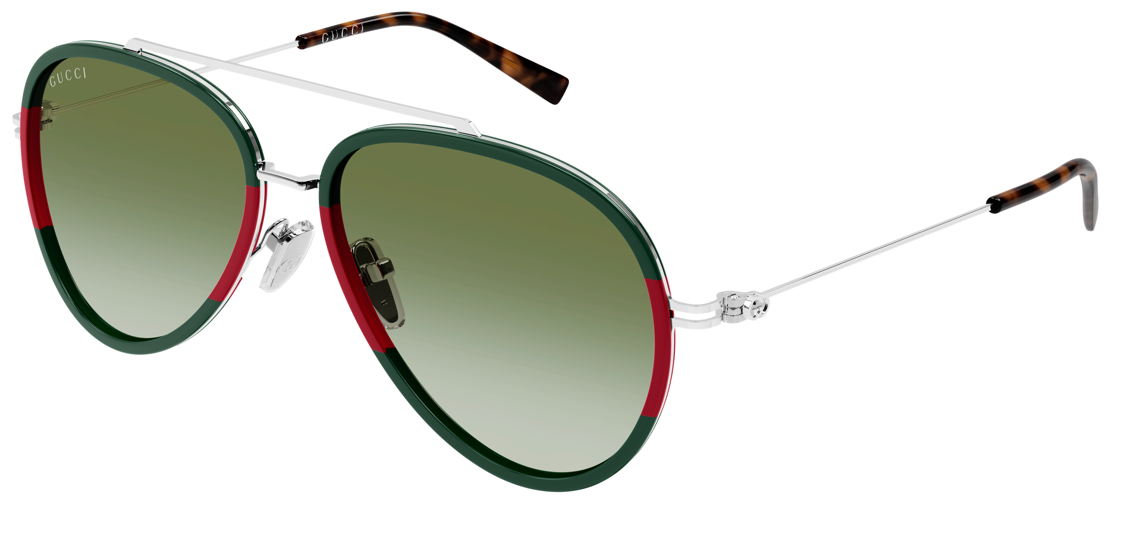 Color_GG1981S-007 - GREEN - SILVER / GREEN GRADIENT