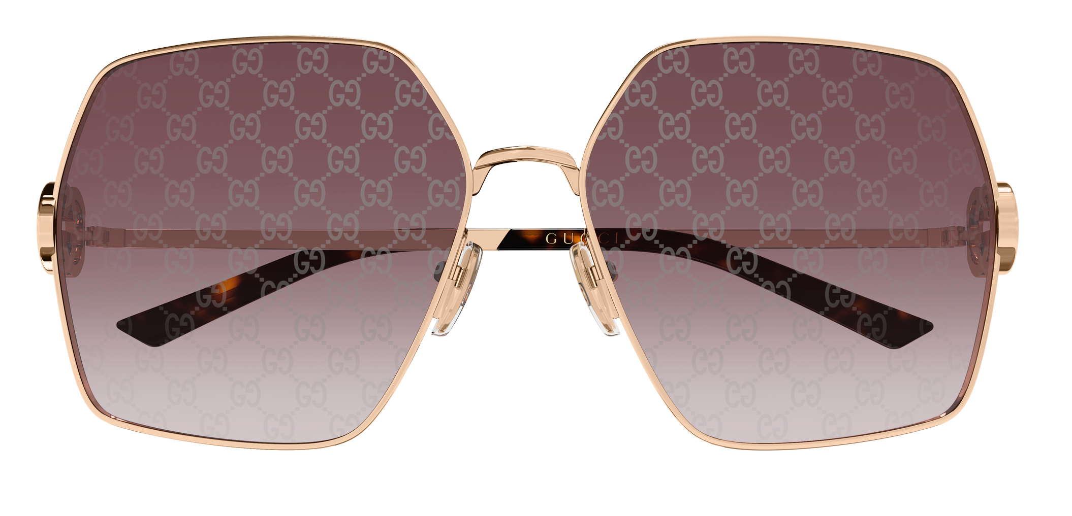 Color_GG2163S-004 - GOLD - GOLD - GRADIENT RED