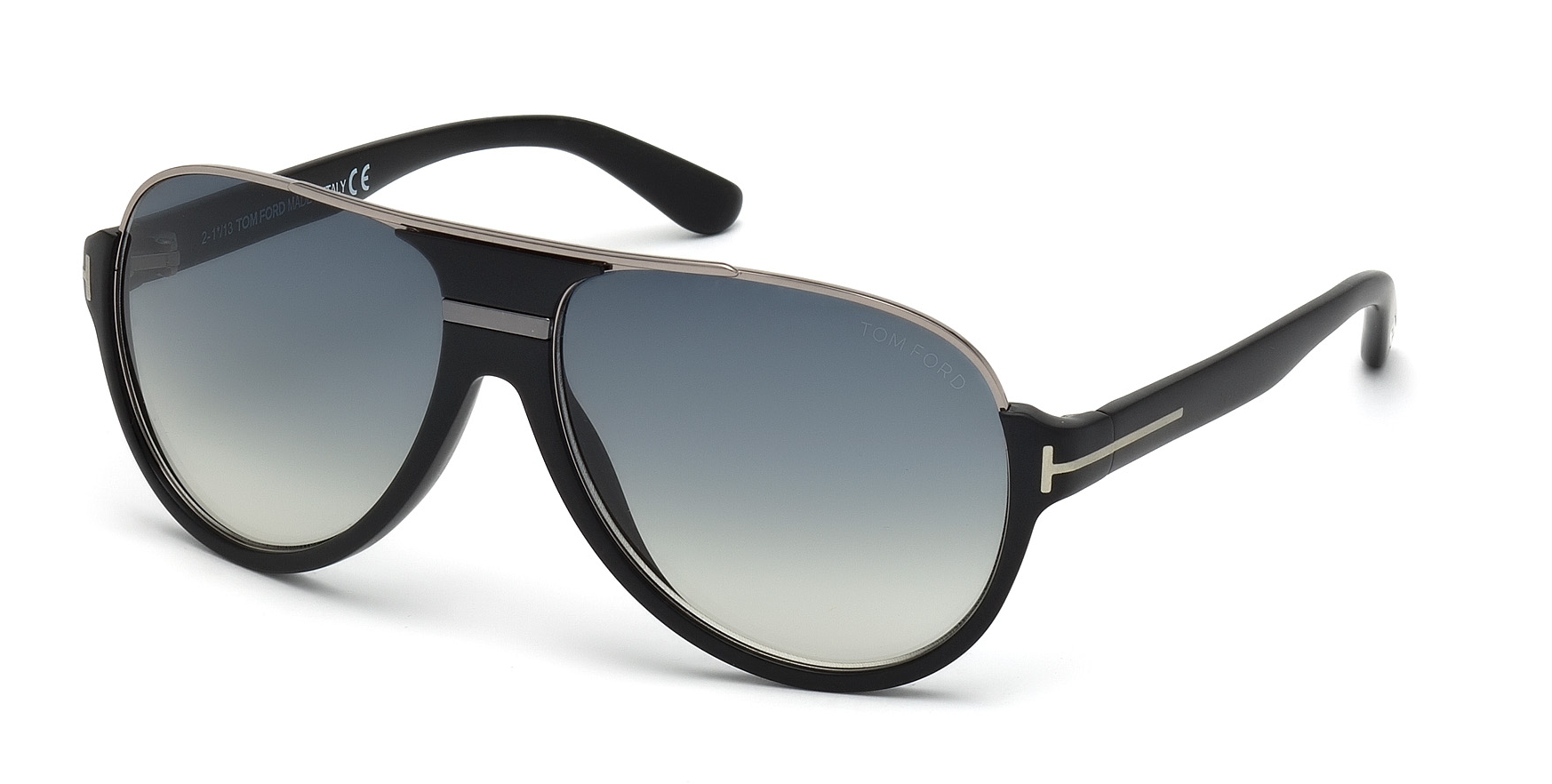 Color_02W - Matte Black / Blue Gradient Cat.2