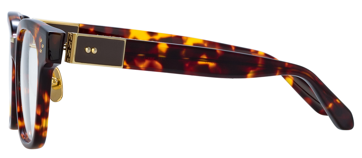 Color_LFL1481AC2OPT - Sanchez D-Frame Eyeglasses in Tortoise Shell and Clear