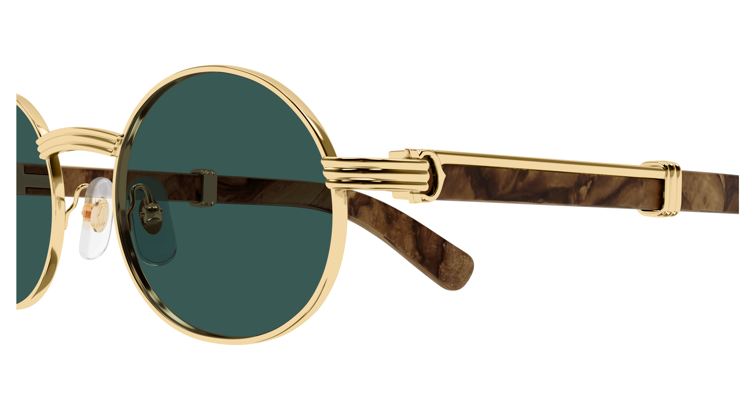 Color_CT0464S-015 - GOLD - GREEN / SIZE 55