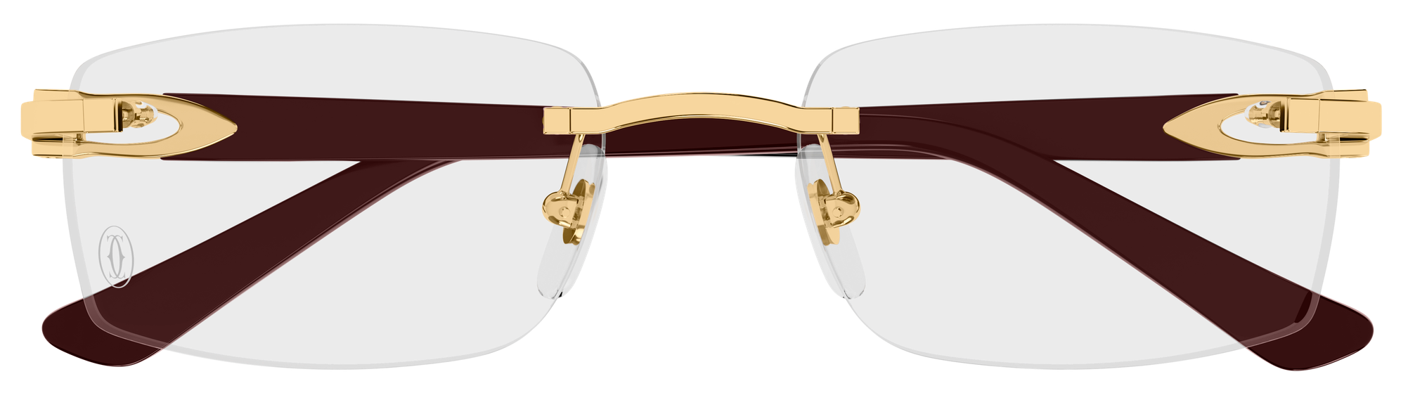 Color_CT0607OJ-002 - GOLD - BURGUNDY - TRANSPARENT