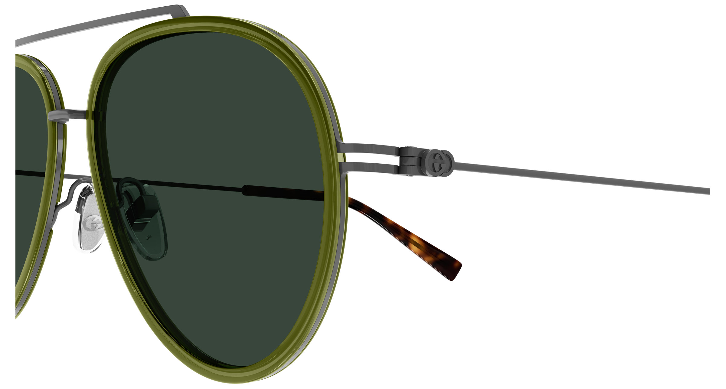 Color_GG1981S-004 - GREEN - GUNMETAL / GREEN