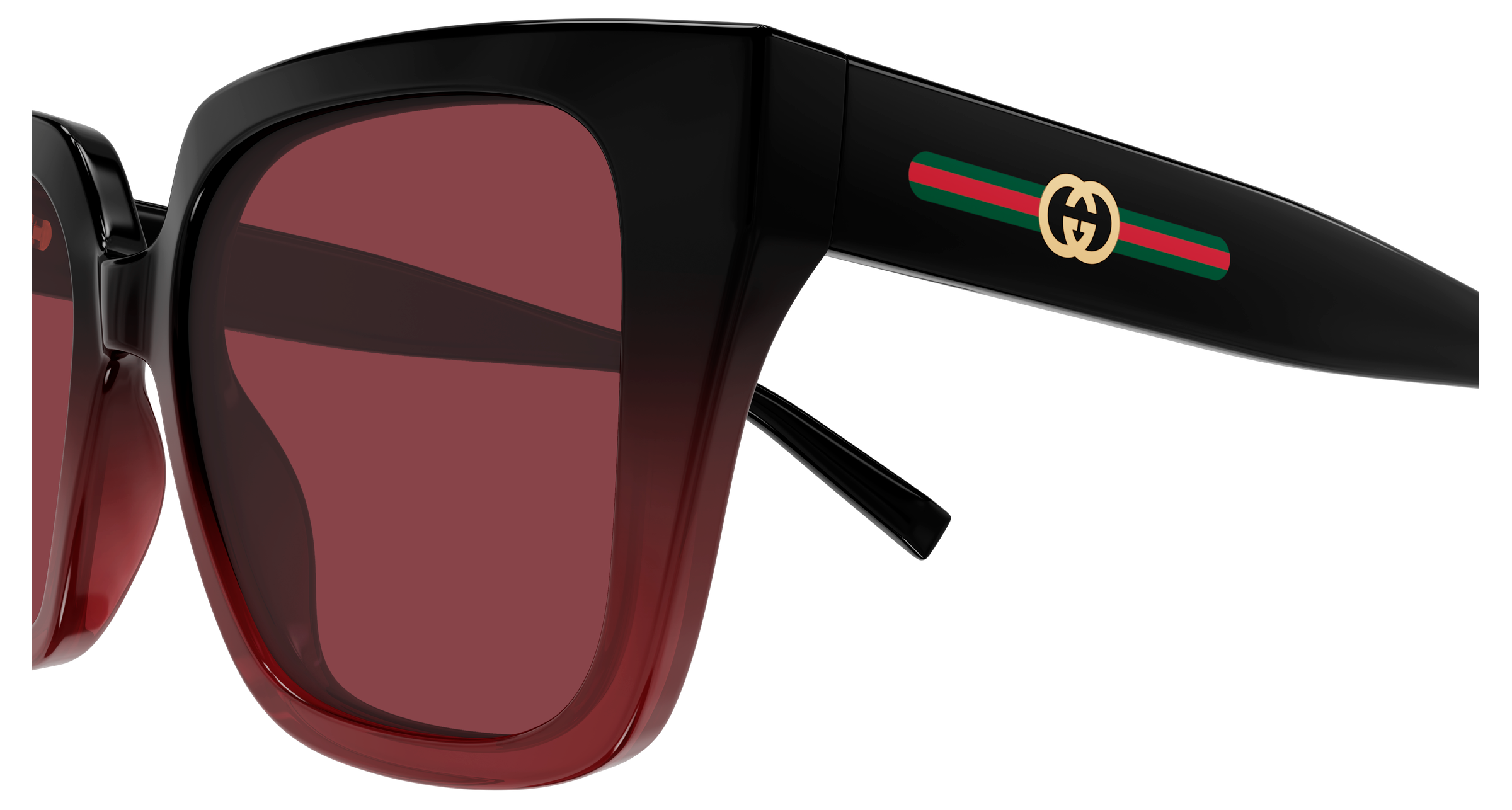 Color_GG2102S-004 - BLACK - BLACK - RED