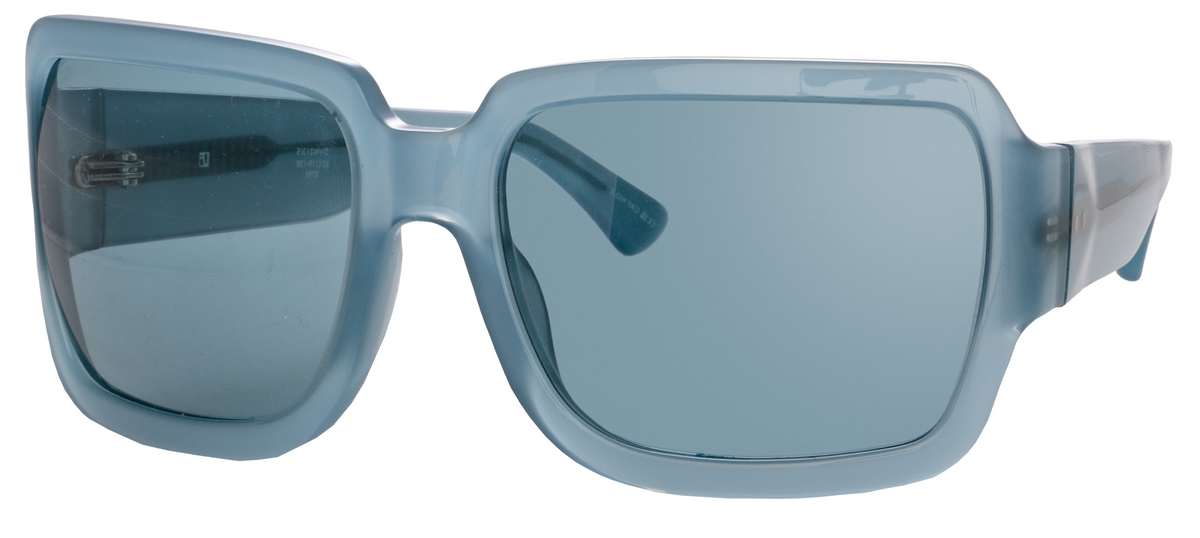 Color_DVN213C5SUN - Dries Van Noten 213 Oversized Sunglasses in Blue and Blue