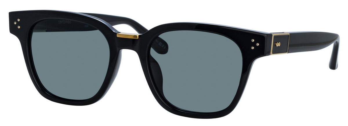 Color_LFL1481C4SUN - Sanchez D-Frame Sunglasses in Black and Grey