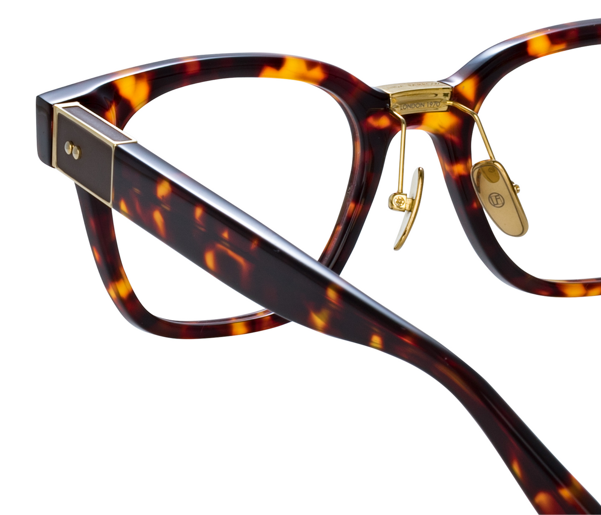 Color_LFL1481AC2OPT - Sanchez D-Frame Eyeglasses in Tortoise Shell and Clear