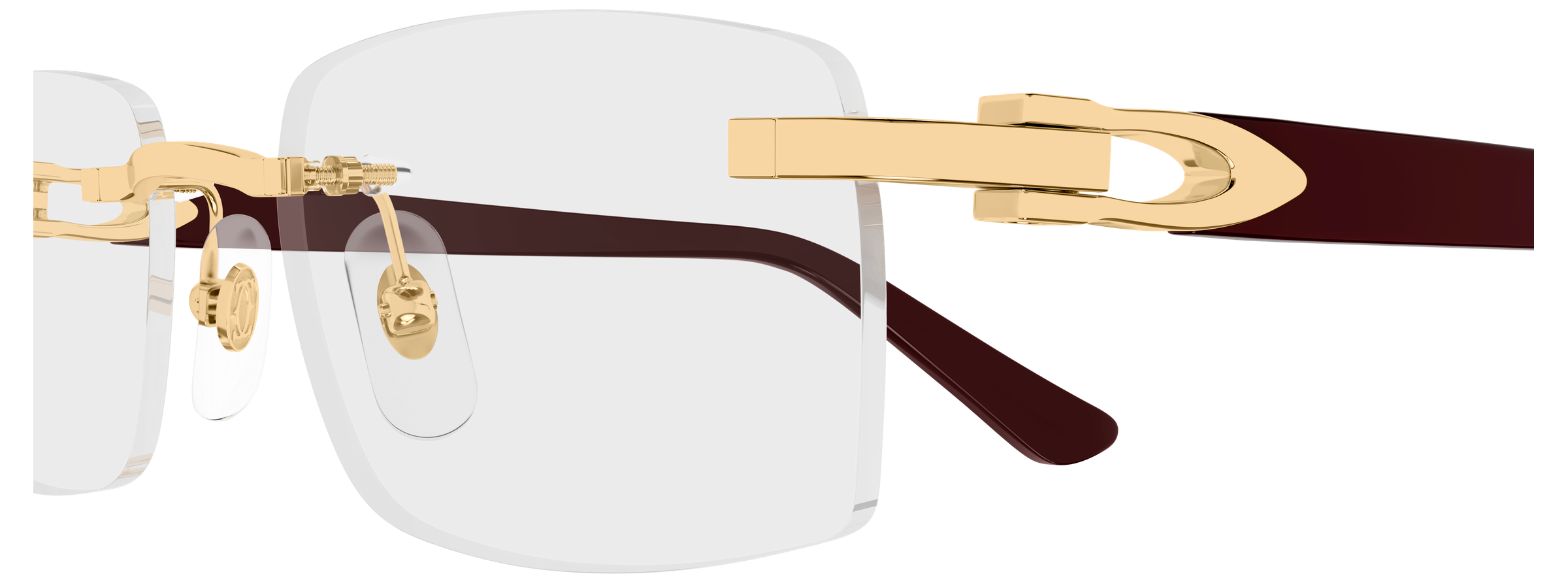 Color_CT0607OJ-002 - GOLD - BURGUNDY - TRANSPARENT