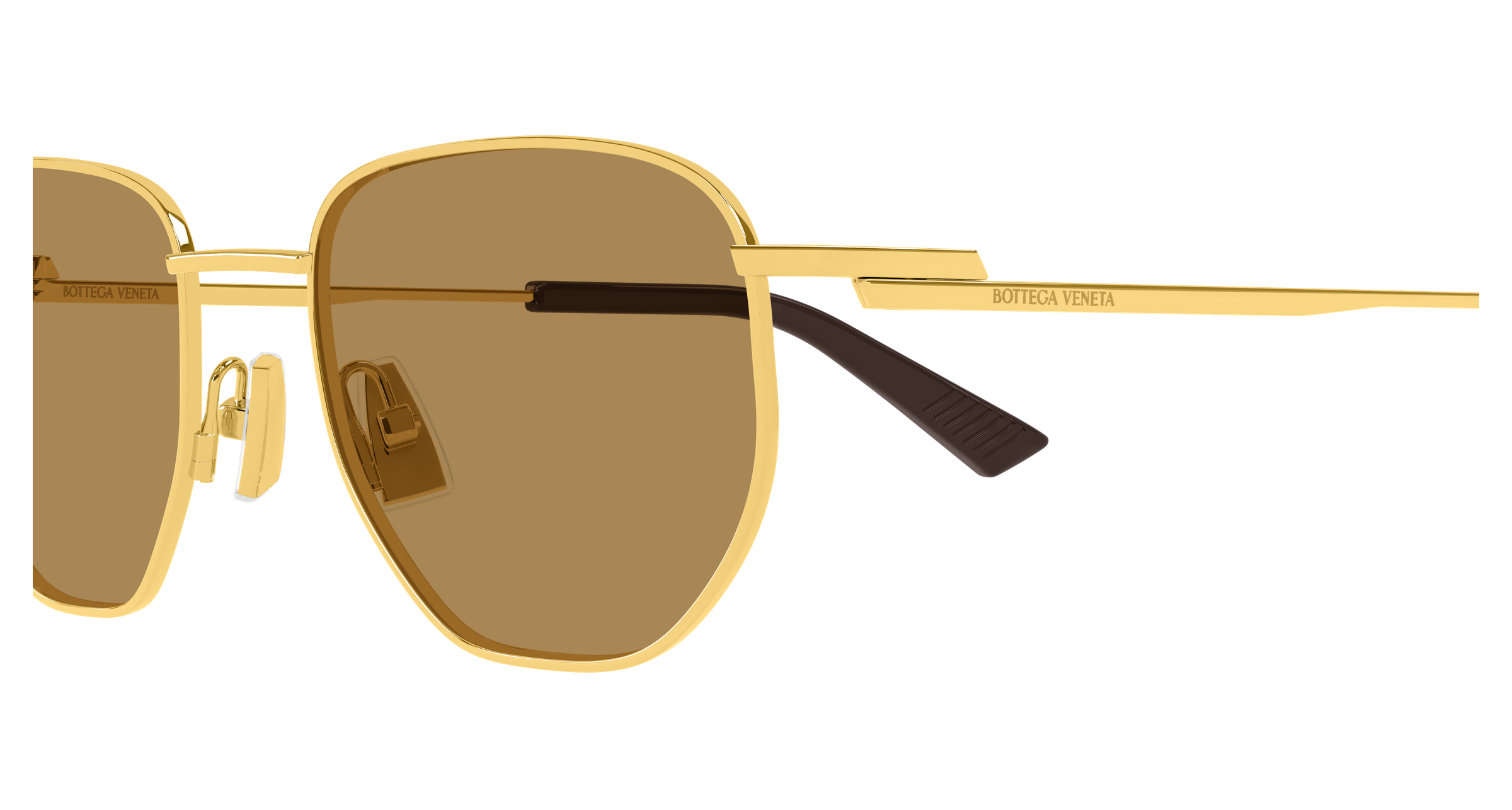 Color_BV1301S-007 - GOLD - BROWN / SIZE 52