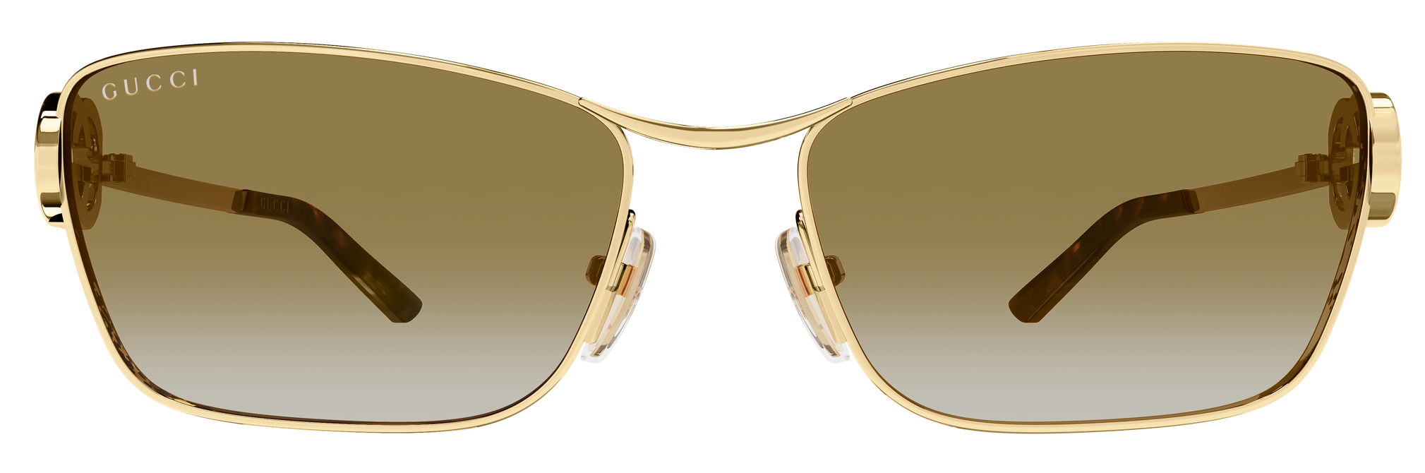 Color_GG2045S-003 - Gold - Gold - Brown Mirrio Gradient