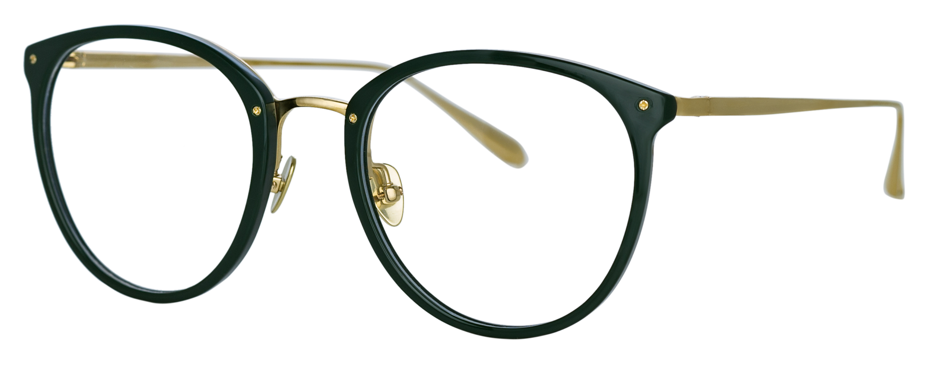 Color_LFL251C83OPT - Calthorpe Oval Optical Frame Forest Green and Clear