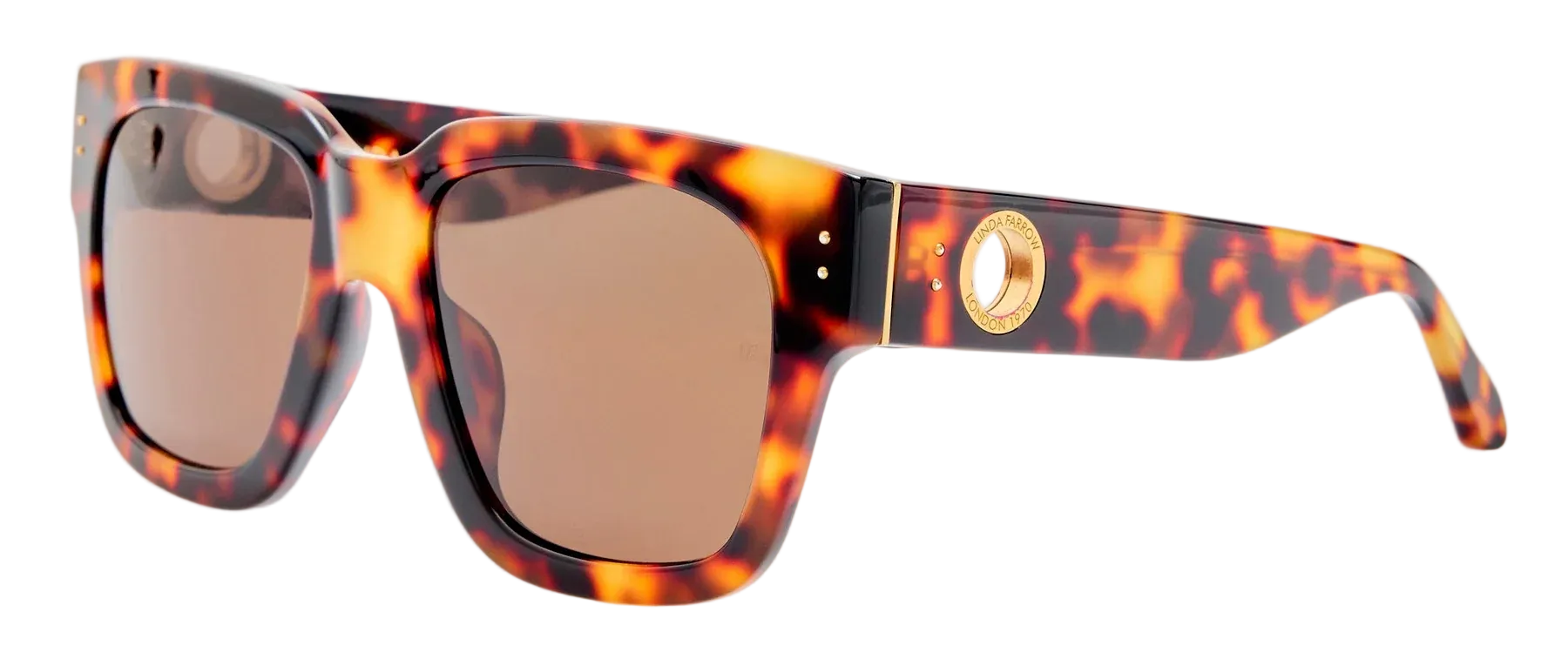 Color_LFLC1001C2SUN - Amber D-Frame Sunglasses in Tortoiseshell