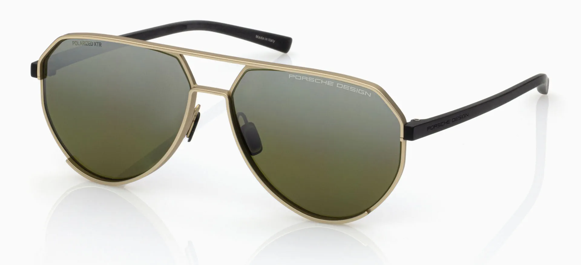 Color_C448 - Gold - Black Titanium / Green - Deg. Mirror Silver (Polarized)