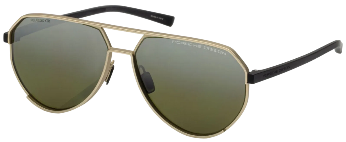 Color_C448 - Gold - Black Titanium / Green - Deg. Mirror Silver (Polarized)