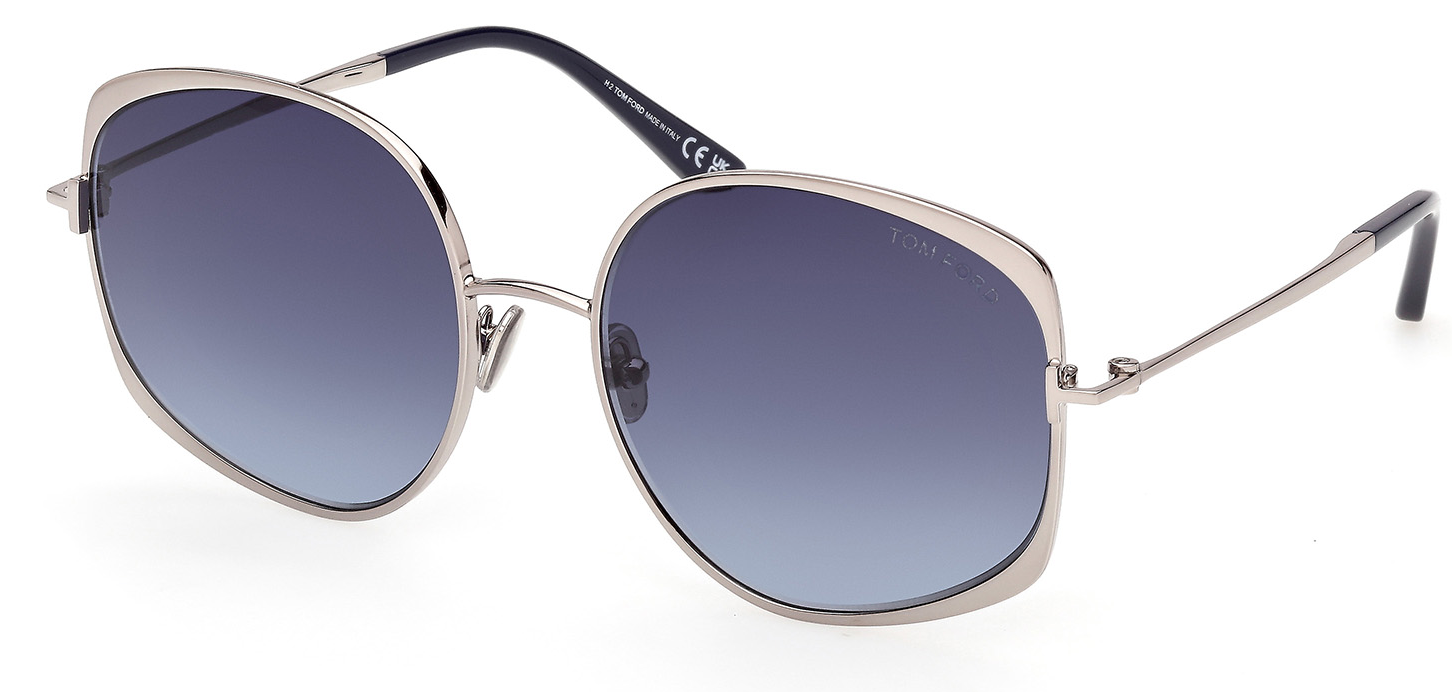 Color_14W - Shiny Light Ruthenium - Shiny Light Ruthenium / Blue Gradient