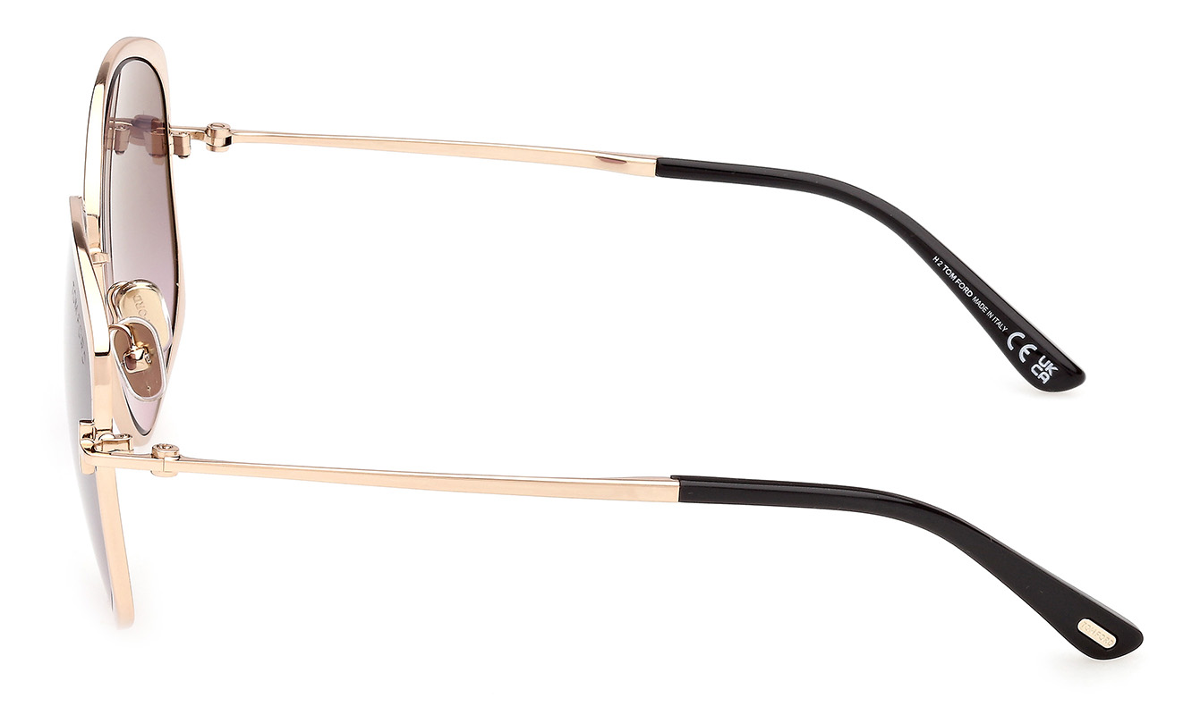 Color_28B - Shiny Rose Gold - Shiny Rose Gold / Smoke Gradient