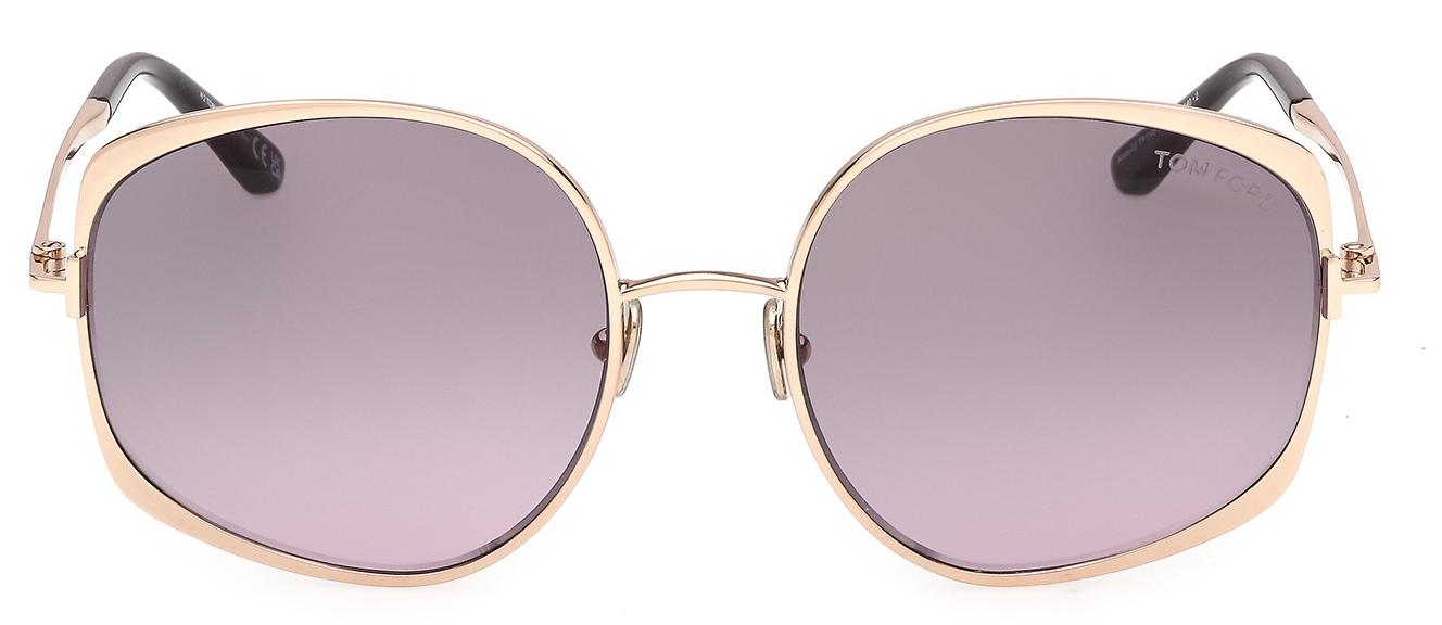 Color_28B - Shiny Rose Gold - Shiny Rose Gold / Smoke Gradient