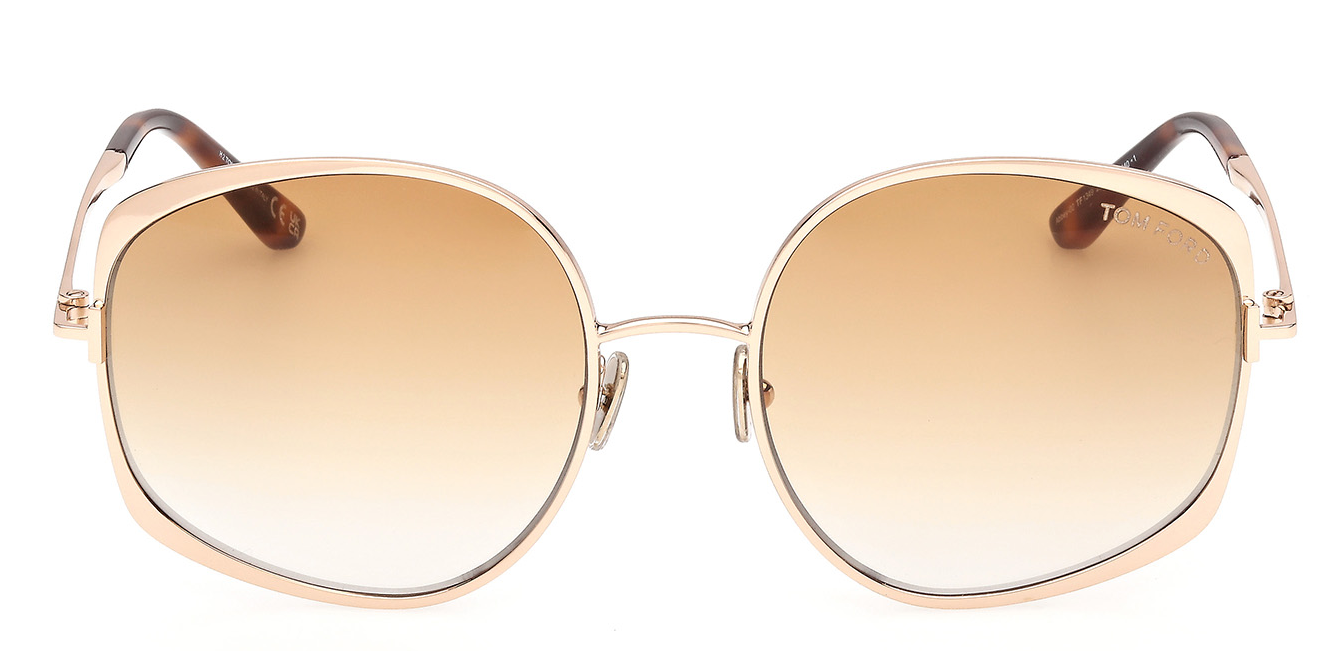 Color_28F - Shiny Rose Gold - Shiny Rose Gold / Brown Gradient