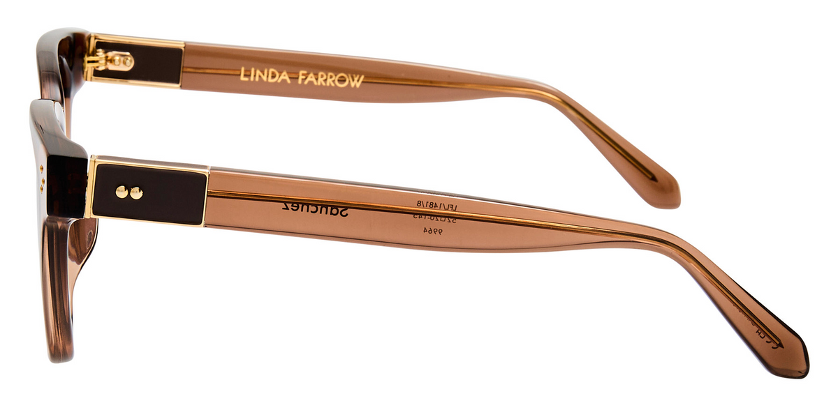 Color_LFL1481C8SUN - Sanchez D-Frame Sunglasses in Brown and Brown
