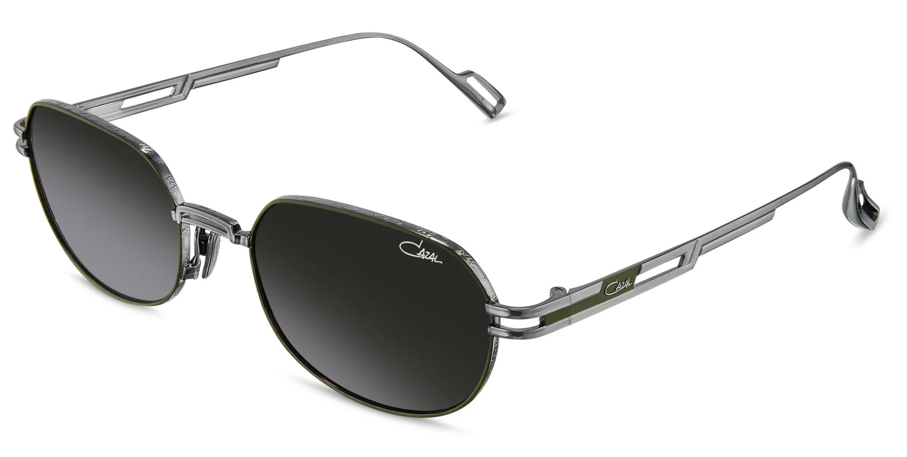 Color_003 - Titanium Khaki - Gunmental / Green Gradient AR coated