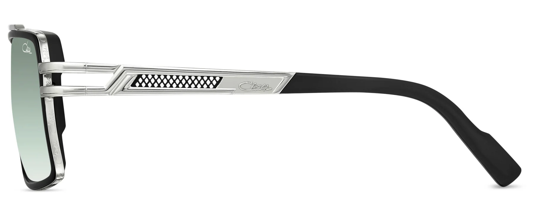 Color_002 - Black - Silver Mat / Green Gradient AR Coated