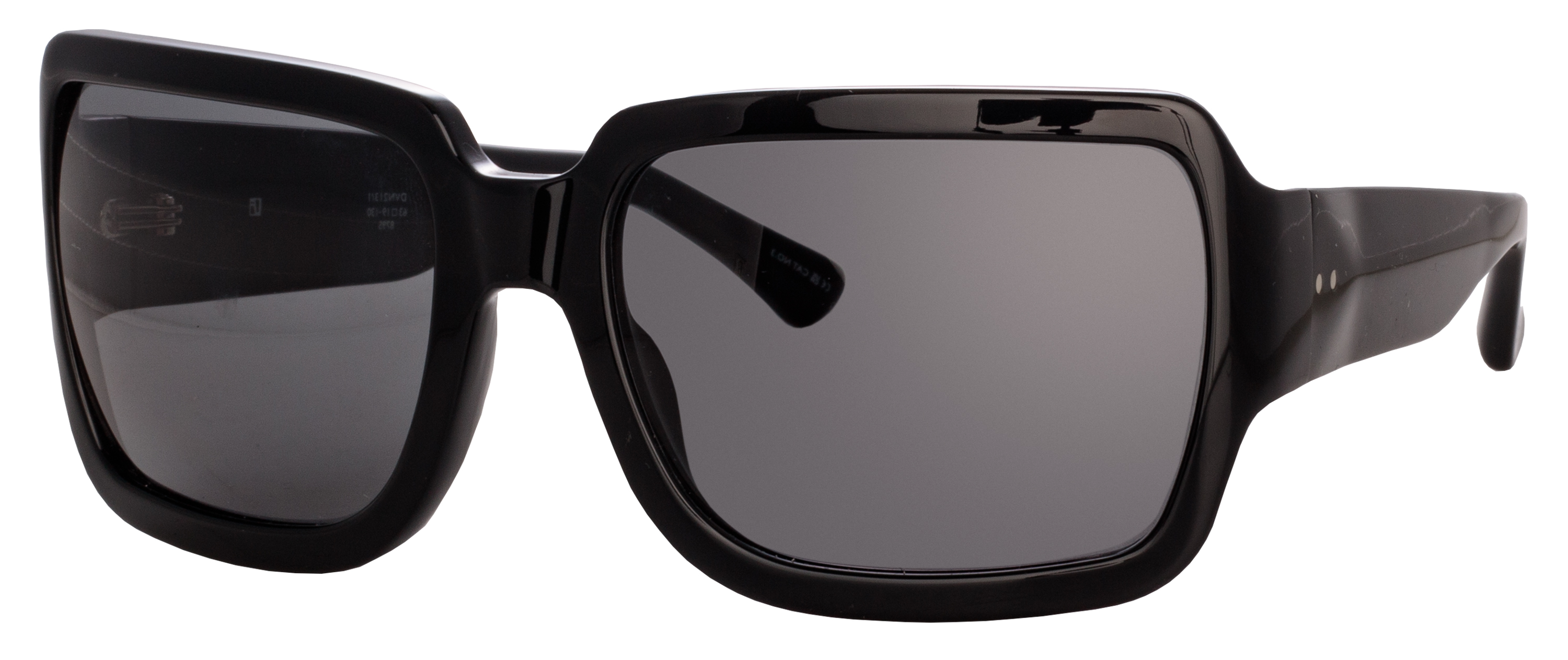 Color_DVN213C1SUN - Dries Van Noten 213 Oversized Sunglasses in Black and Grey