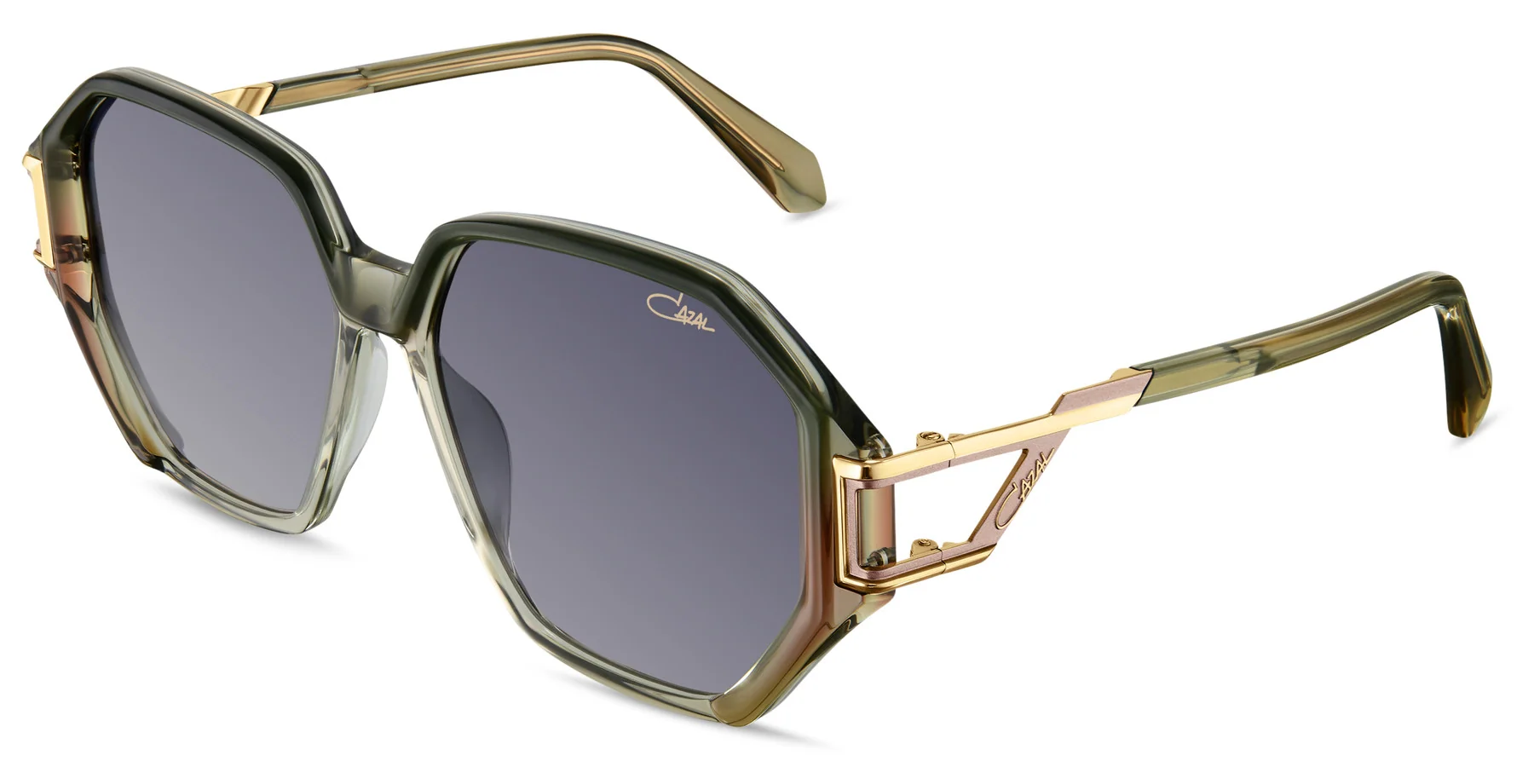 Color_002 - Khaki - Gold / Green Gradient AR Coated