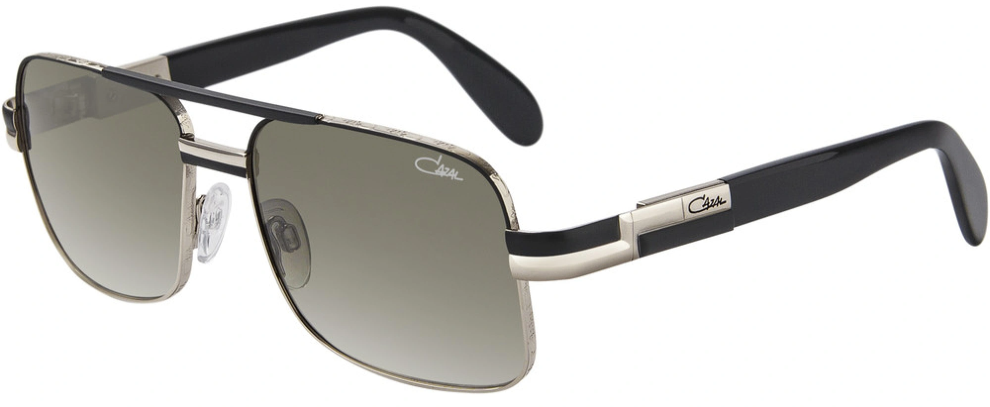 Color_002 BLACK-SILVER / GREEN GRADIENT