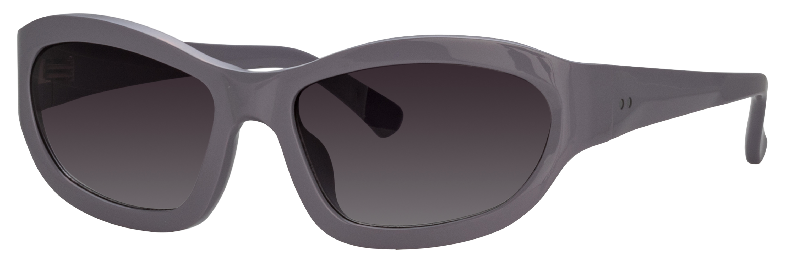 Color_DVN215C4SUN - Dries Van Noten 215 Wrap Sunglasses in Purplae and Purple Gradient