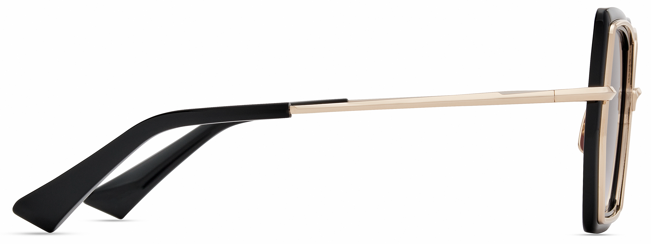 Color_DTS479-A-01 - White Gold - Black / Grey To Clear Gradient