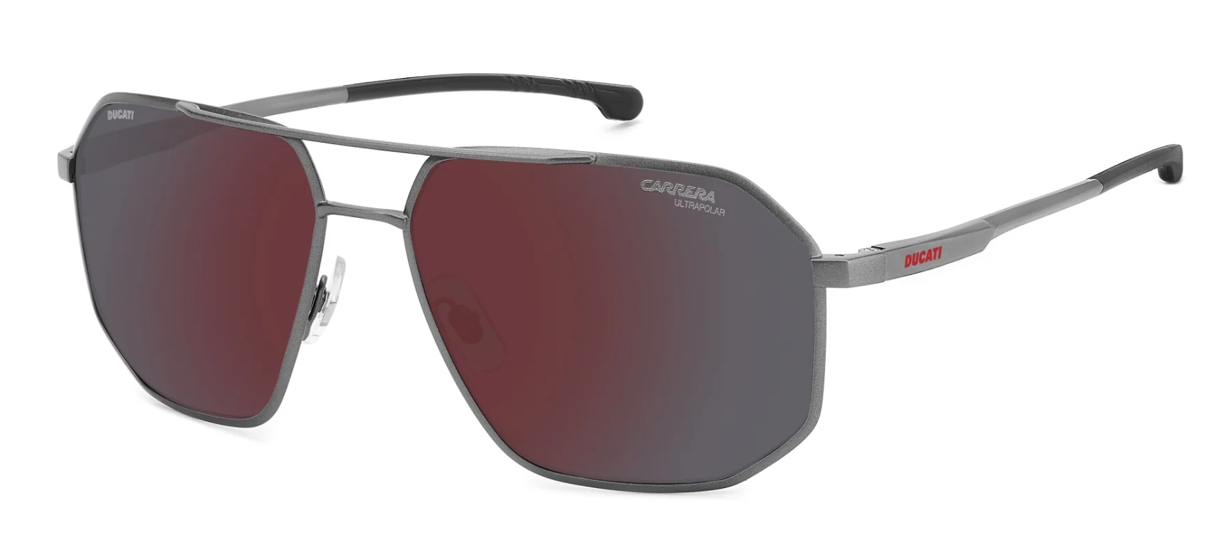 Color_R80 - Matte Dark Ruthernium- H4-Red Mirror Polarized