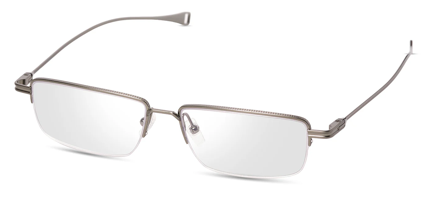 Color_DLX128-A-01 - Brushed Antique Silver - Clear Blue Light Filter - Clear