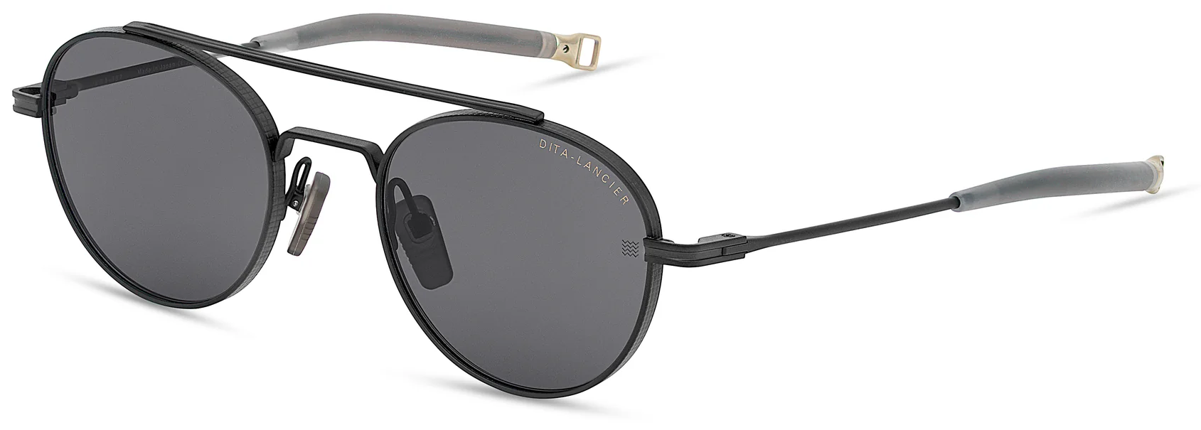 Color_DLS137-A-02 - Matte Black / Sea Lens - Grey Polarized