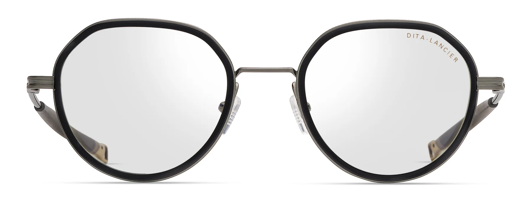 Color_DLX444-A-01 - Brushed Antique Silver - Navy - Clear Blue Light Filter - Clear