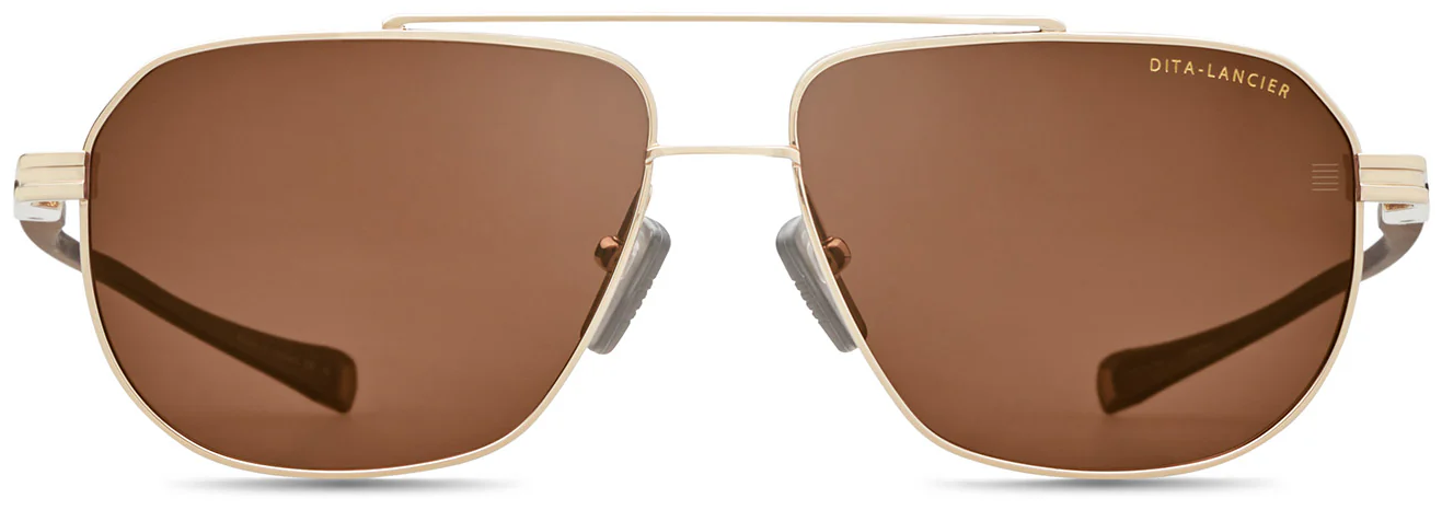 Color_DLS424-A-01 - Gold Sand - Copperhead Brown / Land Lens - Brown Polarized