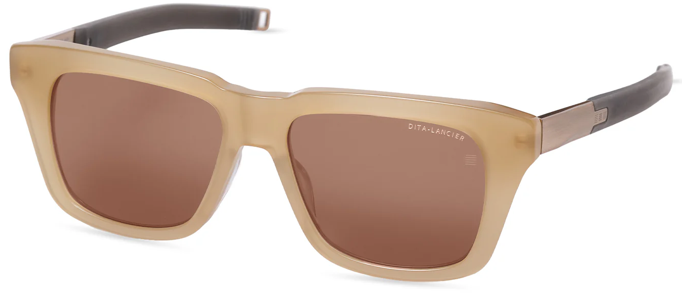 Color_DLS440-A-01 - Sand Storm - Brushed Gold Sand / Land Lens - Brown Polarized