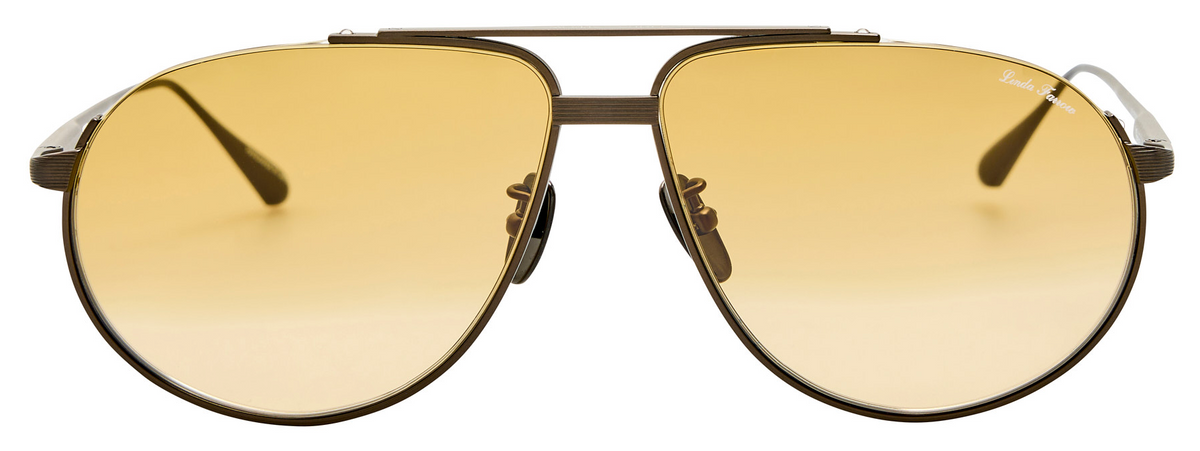 Color_LFL1752C3SUN - Stevie Aviator Sunglasses in Nickel and Straw Grad