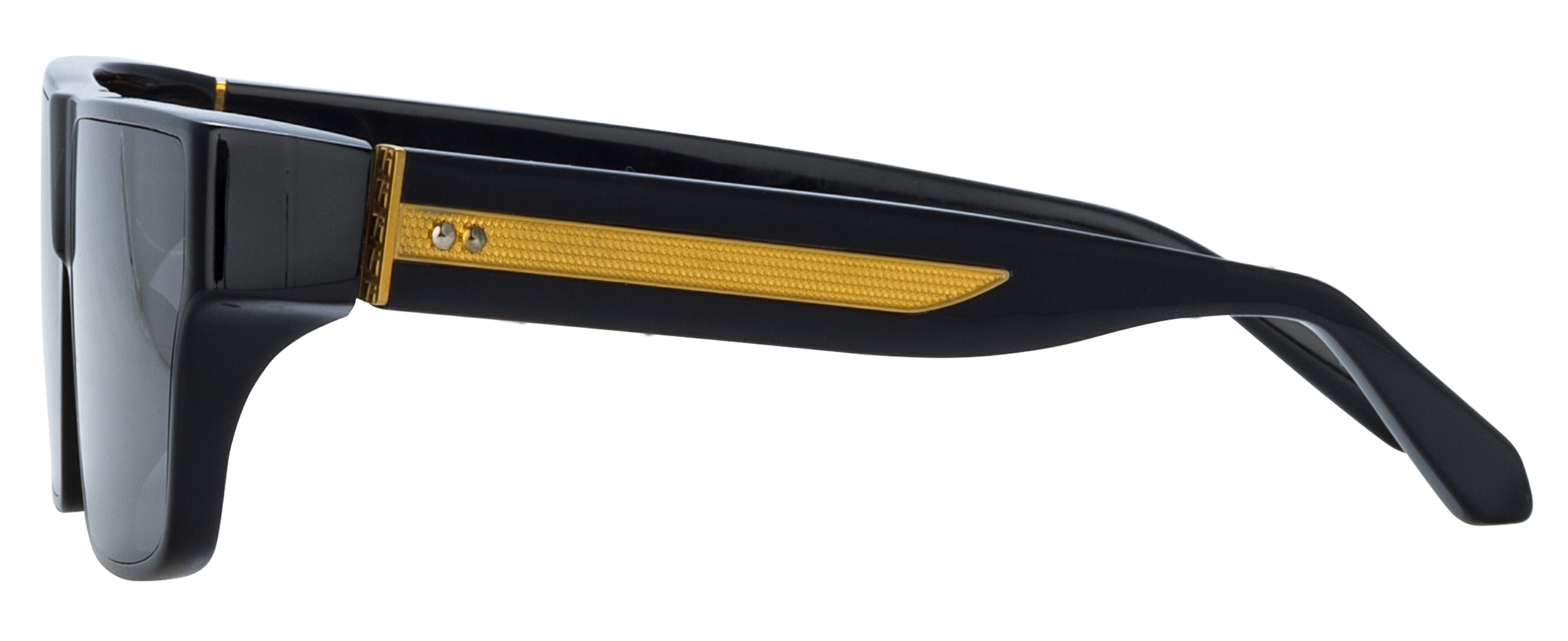 Color_LFL1501C1SUN - Brady Flat Top Sunglasses in Black and Grey