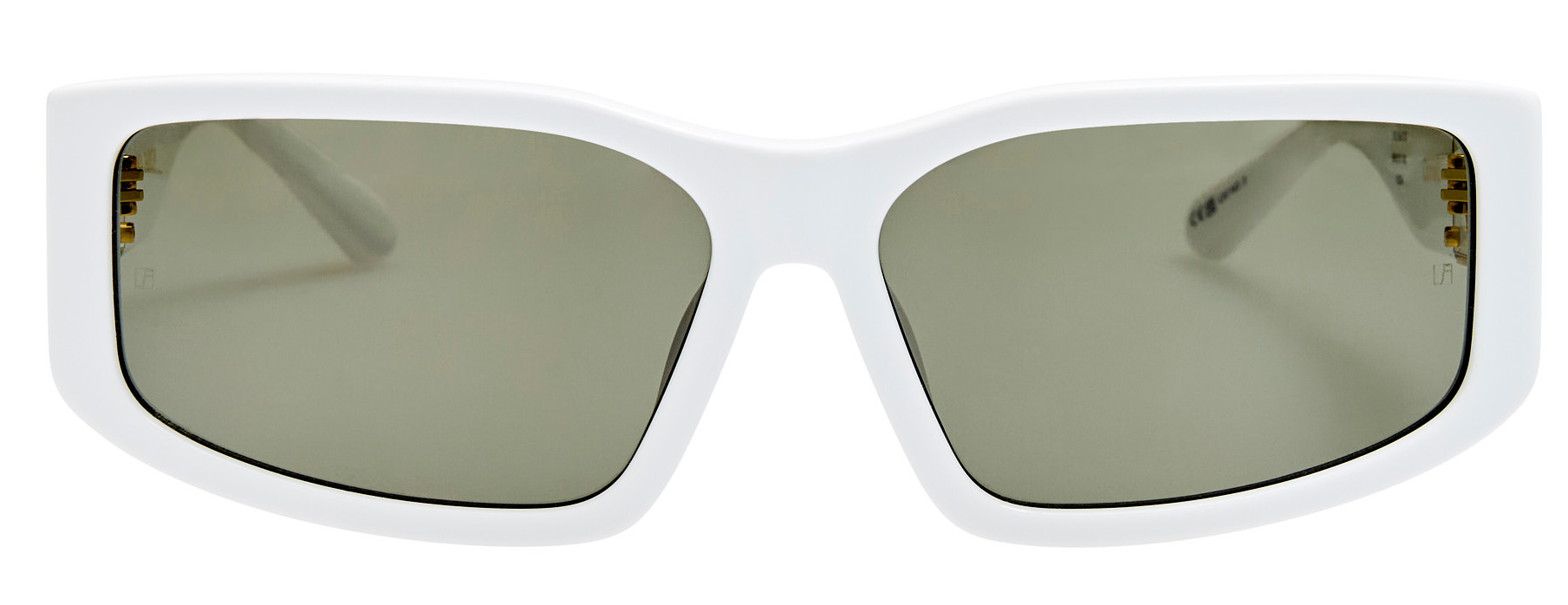 Color_LFL1617C3SUN - Carmela Rectagular Sunglasses in White and Grey LIMITED EDITION