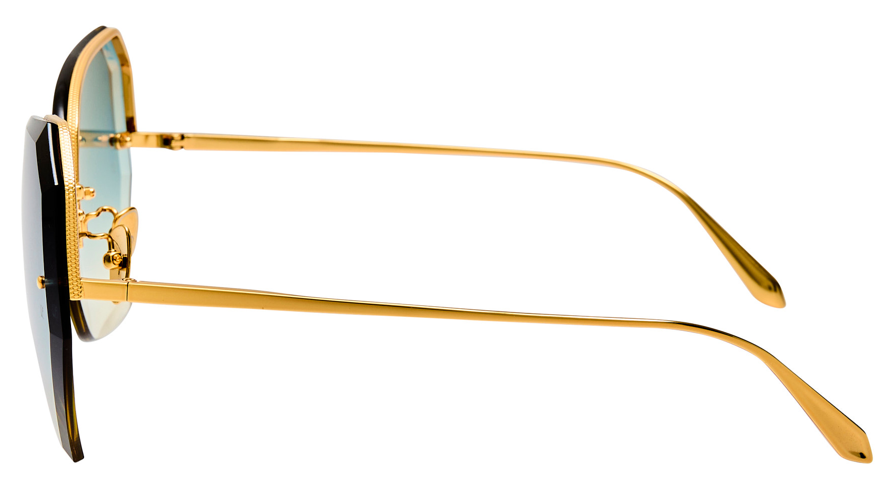 Color_LFL1546C2SUN - Lila Oversized Sunglasses in Yellow Gold and Aqua Grad